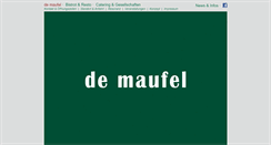 Desktop Screenshot of de-maufel.com