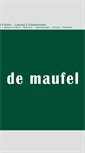 Mobile Screenshot of de-maufel.com