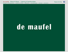 Tablet Screenshot of de-maufel.com